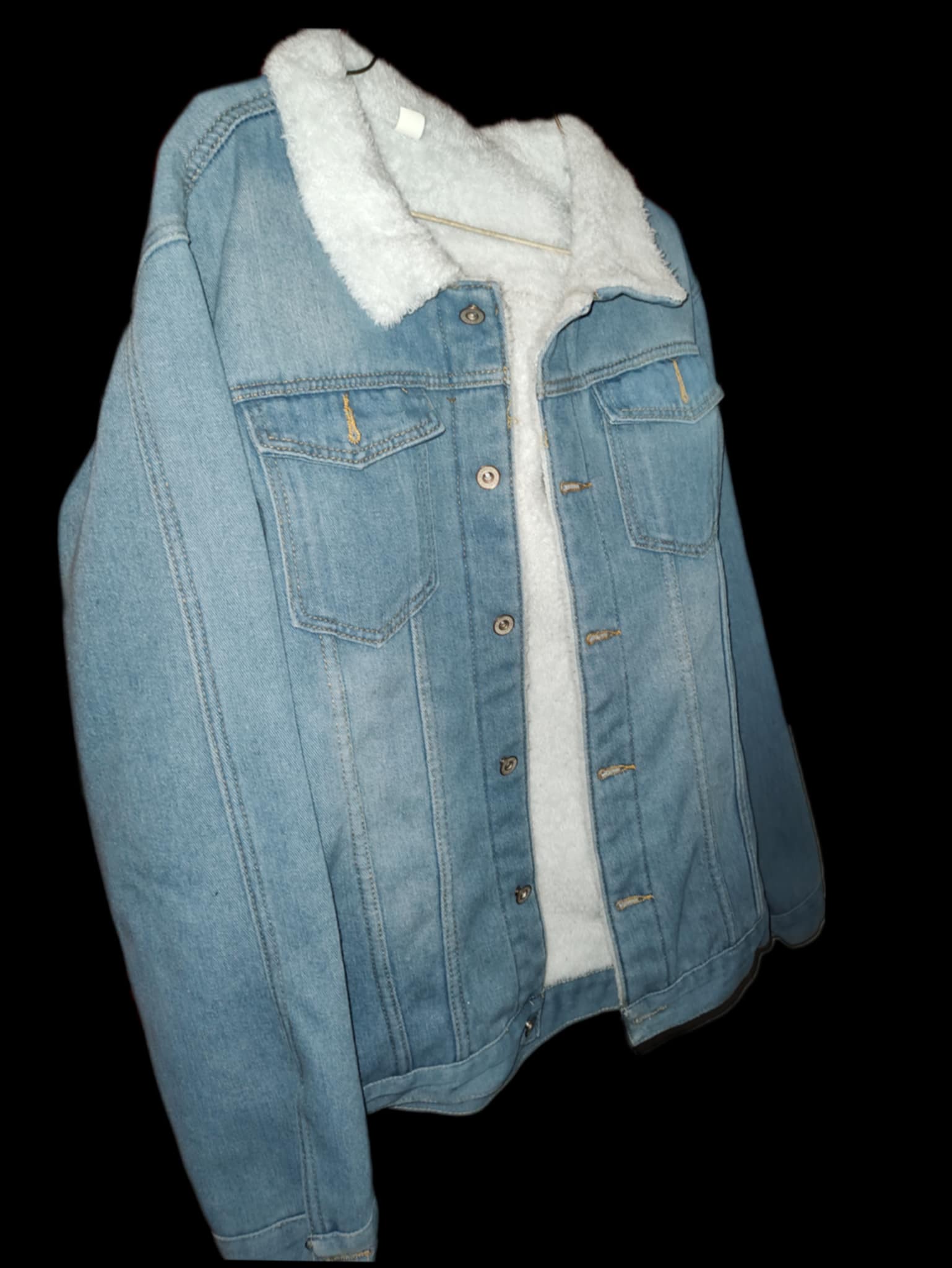 Men's Fleece Lined Denim Jacket