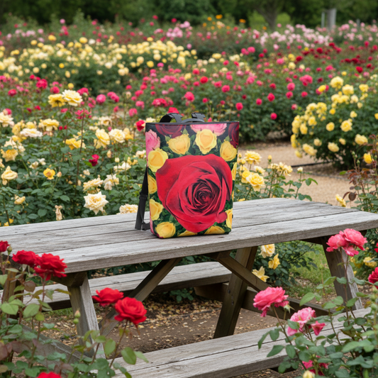 Rose Garden Vegan Leather Backpack