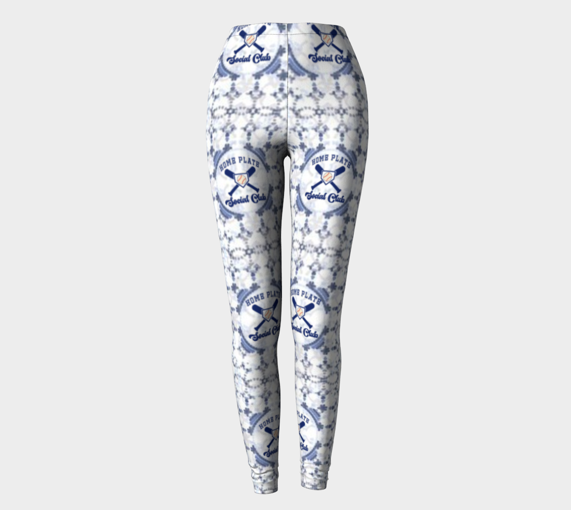 Home Plate Social Club Baseball Long Leggings