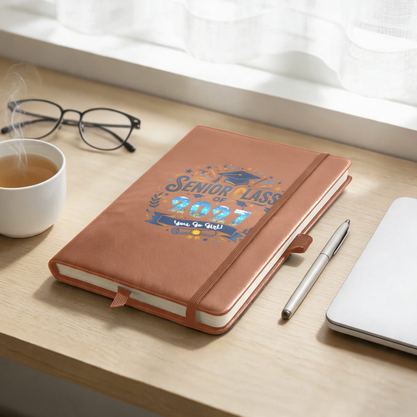 Class of 2027 Strap Notebook (Front Print)