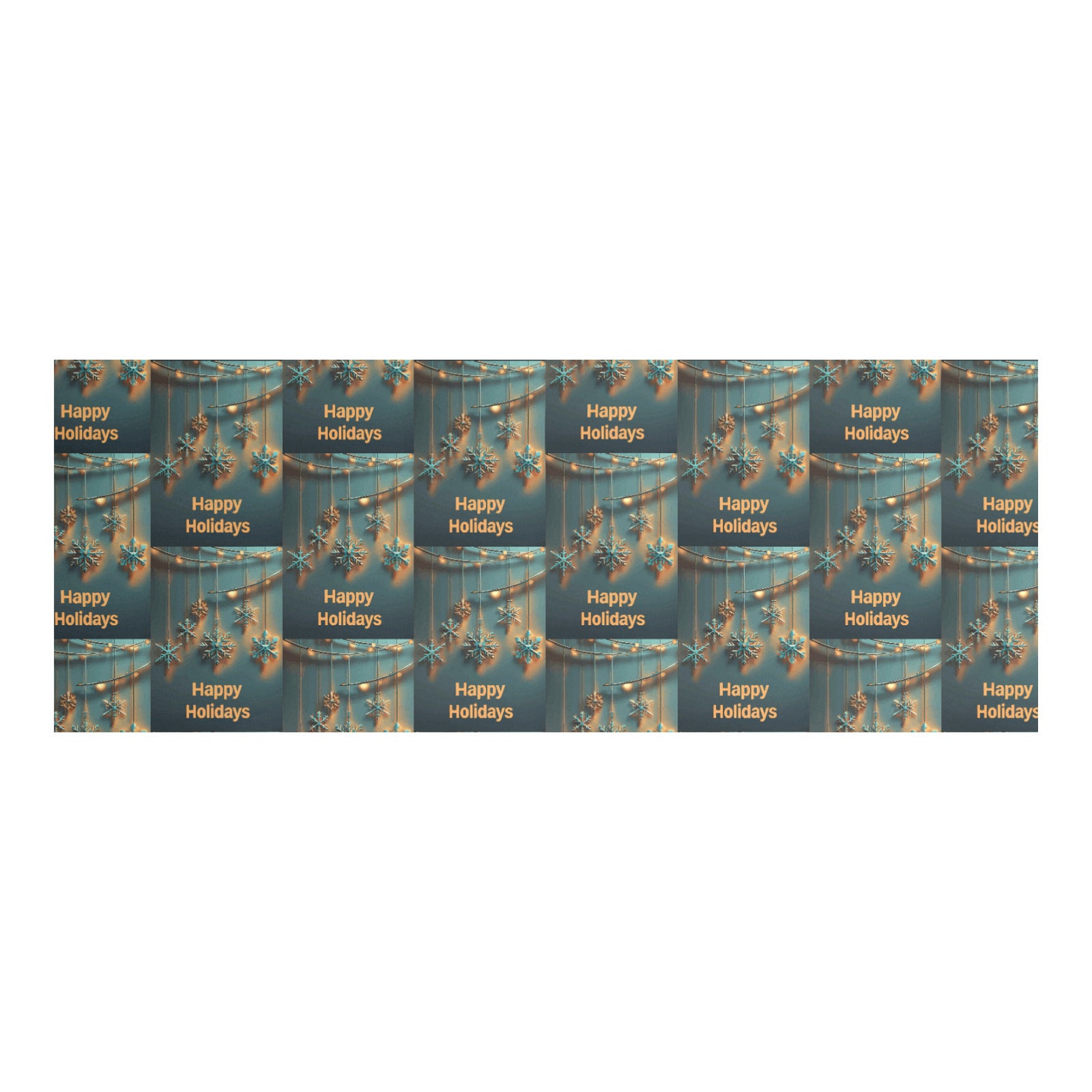 Happy Holidays with Stars Gift Wrapping Paper-Coated Paper 58