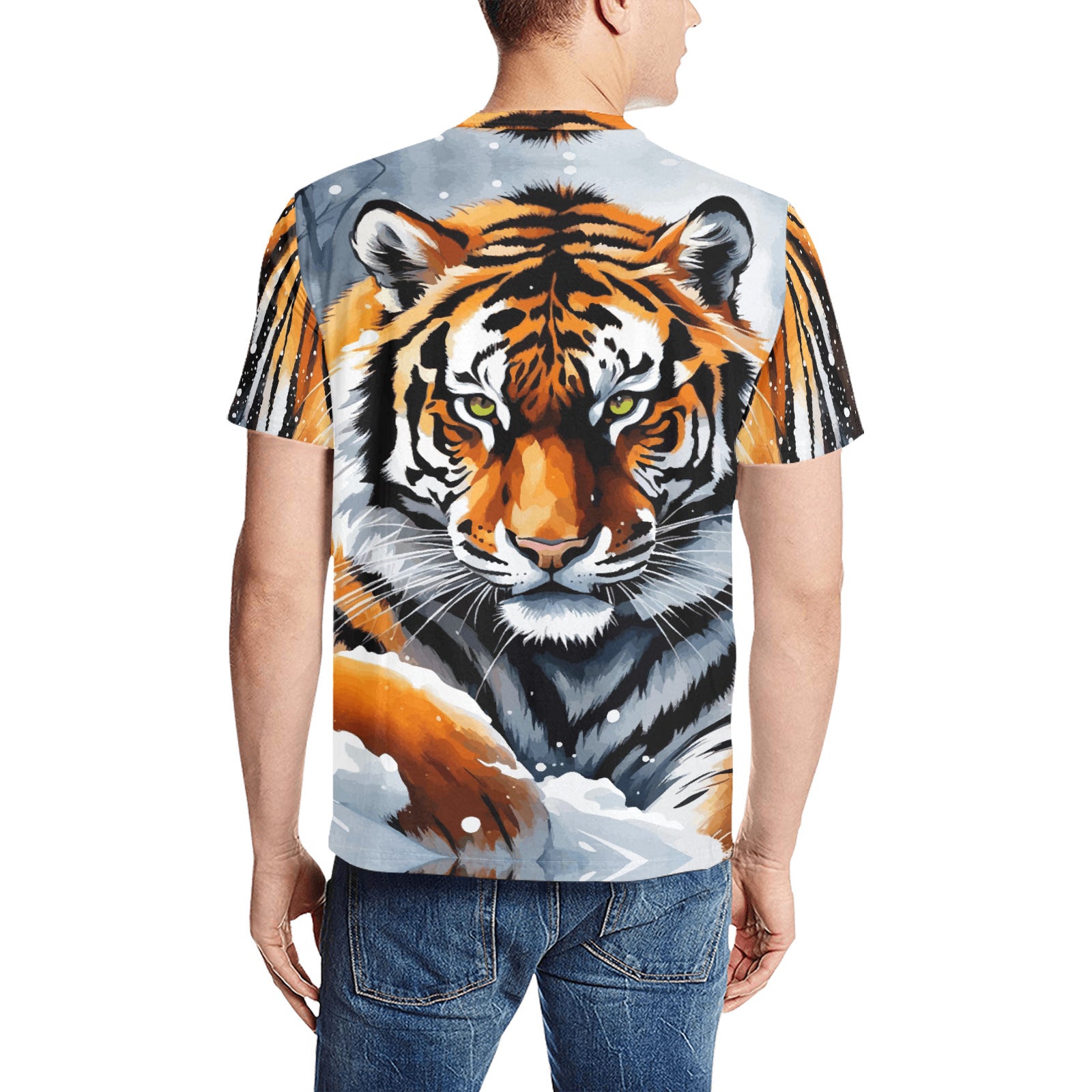 Men's Animal Lover Designs Printed T-shirt (Made In USA)