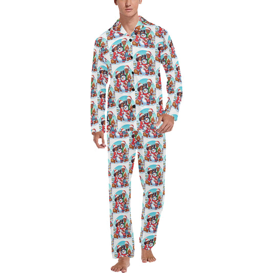 Men's Christmas Long Sleeve Pajama Set