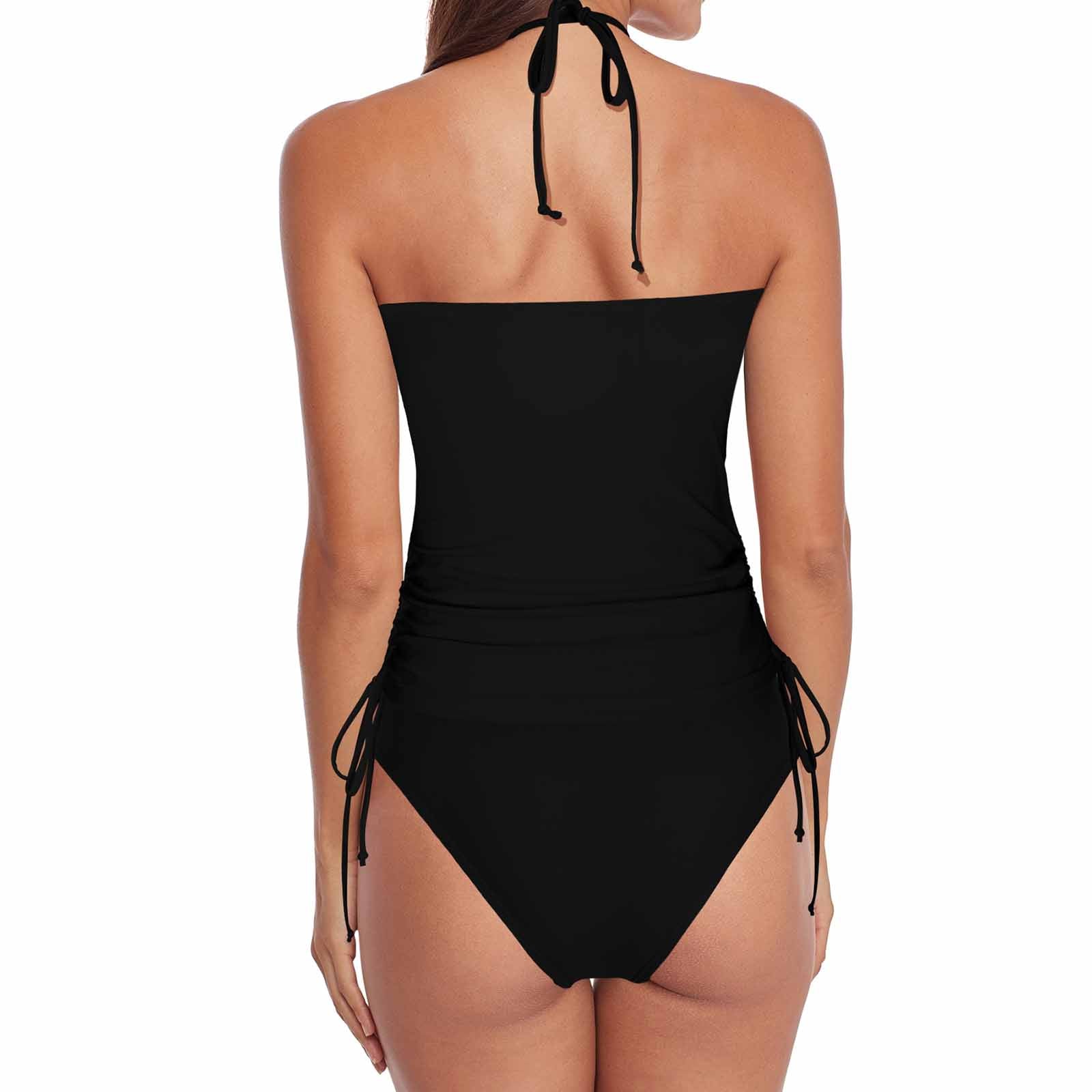 Surf's Up Halter Neck 2-Piece Swimsuit (Front Printing)