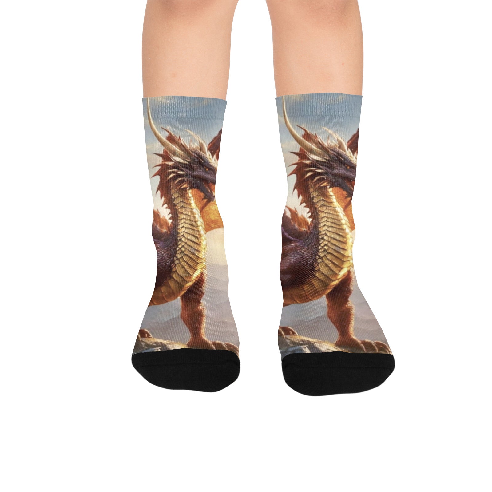 Game of Dragons Custom Socks for Kids
