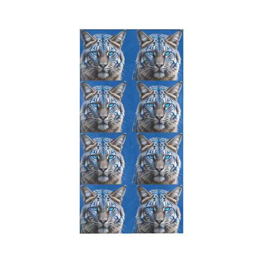 Blue Wildcat Beach Towel - 30"x 60" (Made in USA)