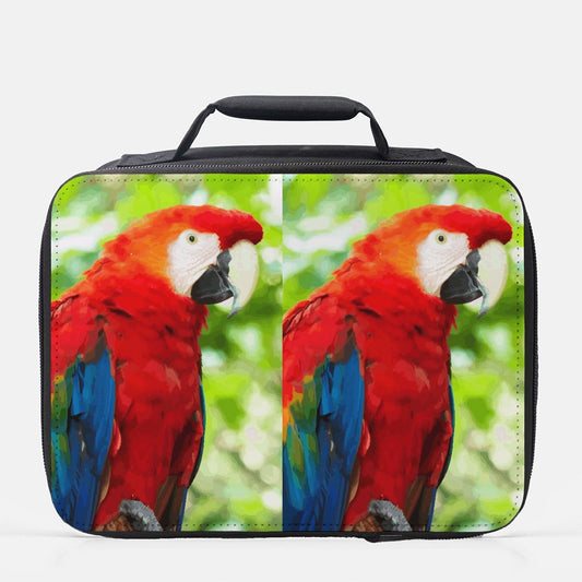 Red Macaw Insulated Lunch Box
