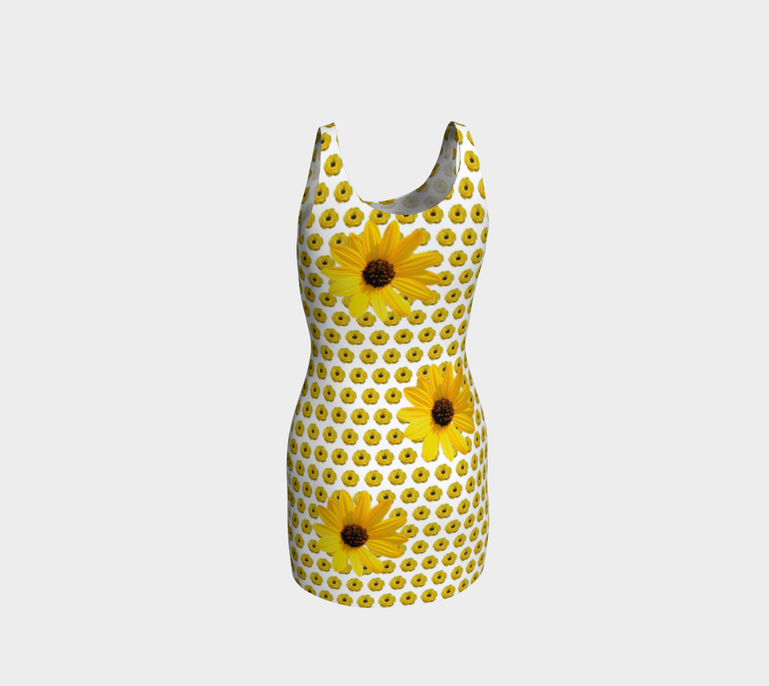 Sunflowers and Roses Mini Dress