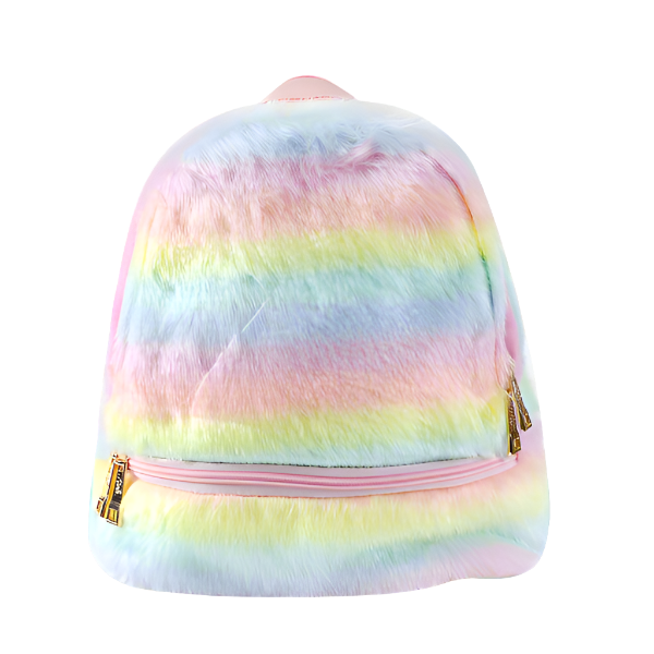 Child's Rainbow Unicorn Plush Backpack