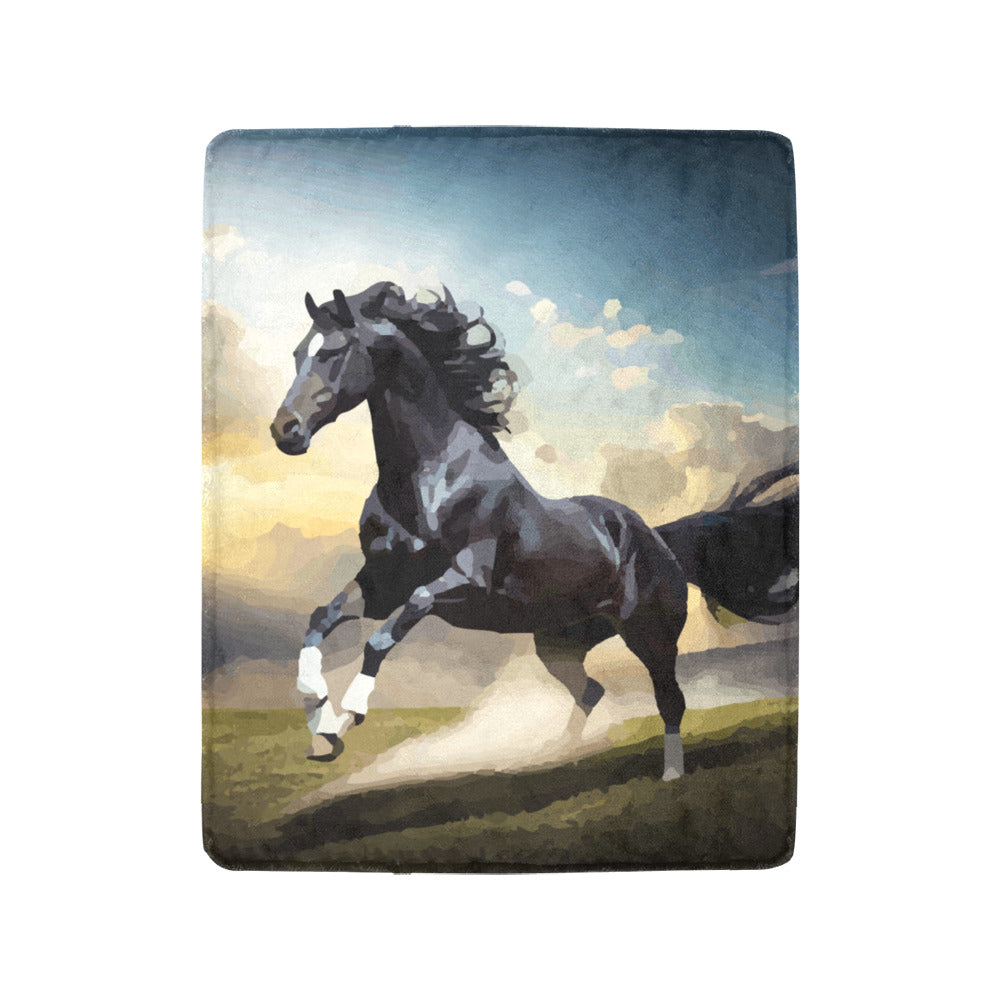 Dancing Black Beauty Ultra-Soft Micro Fleece Blanket 40