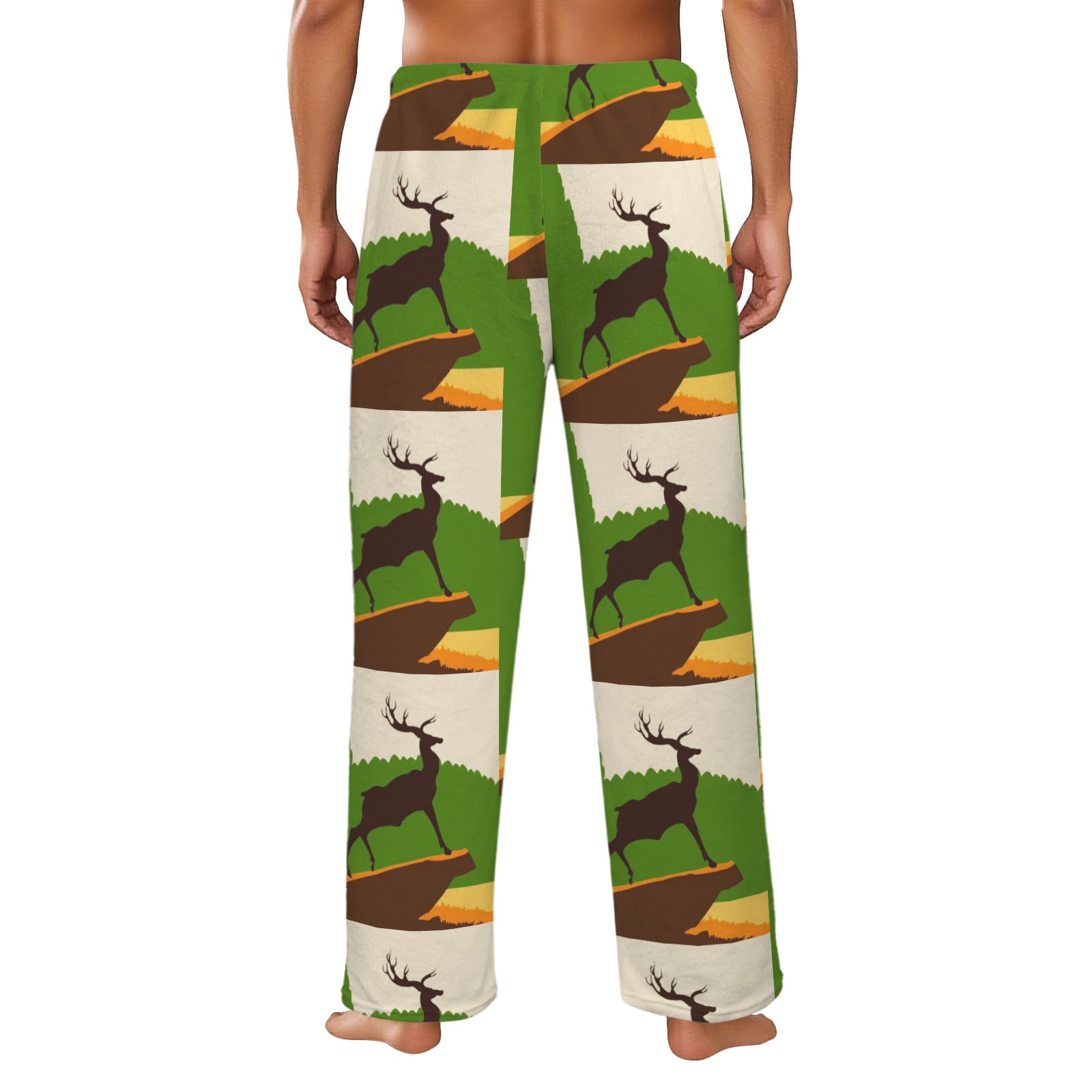 Wild Buck Men's Flannel Pajama Trousers (Made in the USA)