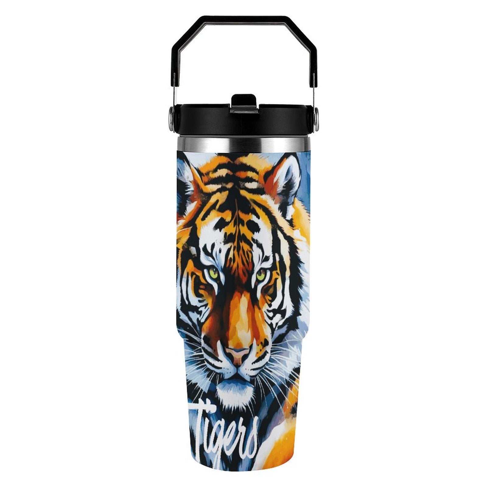 Tigers 30 oz Stainless Steel Water Bottle
