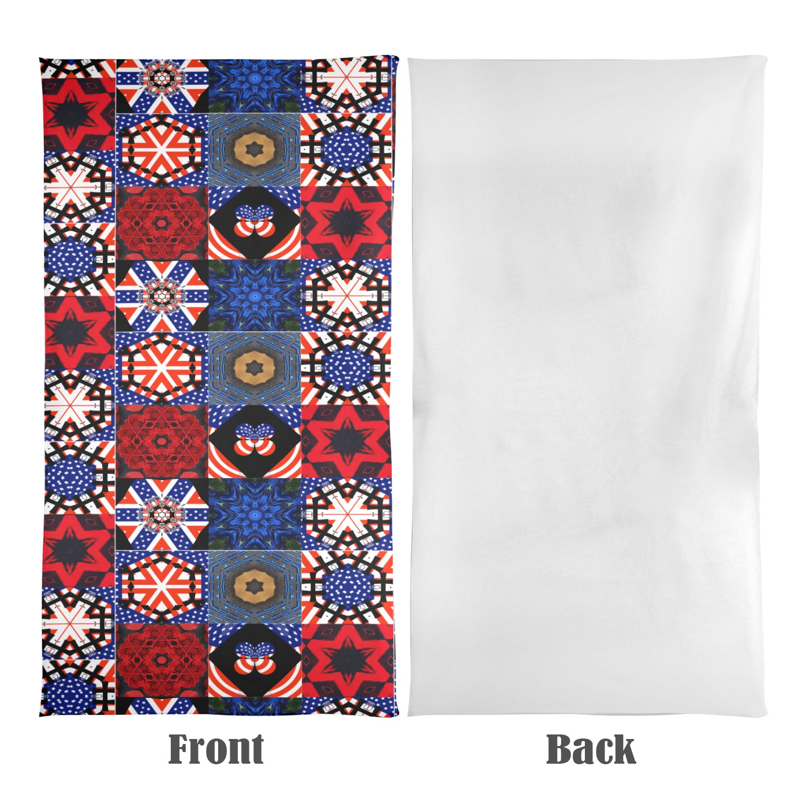 USA Patchwork Design Beach Towel - 31