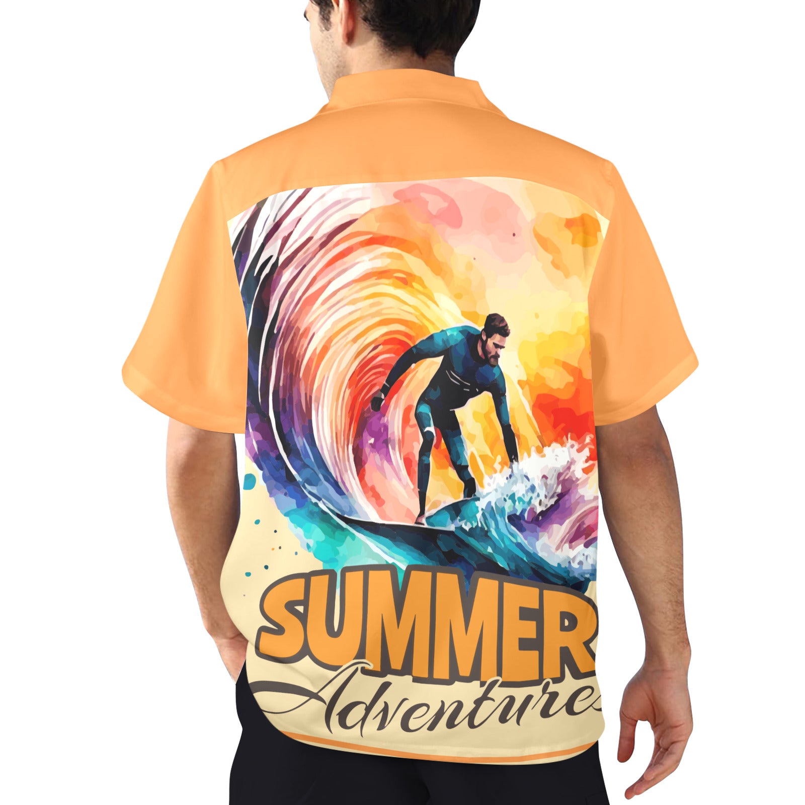 Summer Adventures Men's Hawaiian Shirt