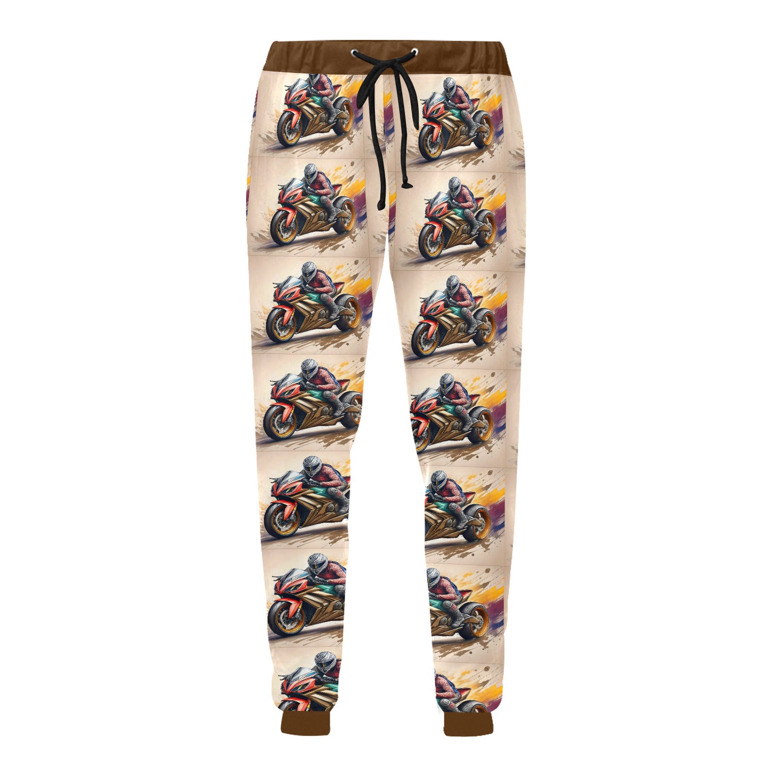 Men's Racing Motorcycle Casual Baggy Joggers