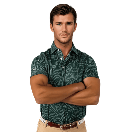 Bermuda Leaf Men's Polo Shirt
