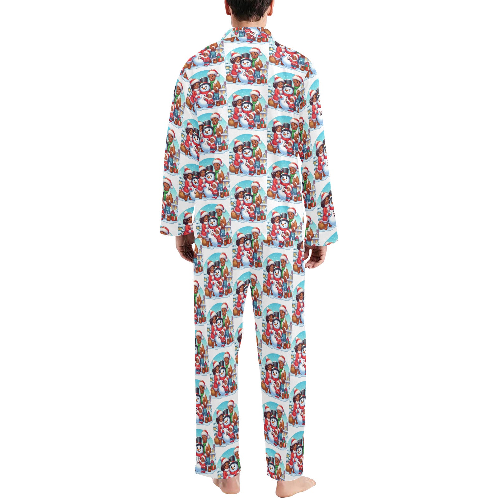 Men's Christmas Long Sleeve Pajama Set