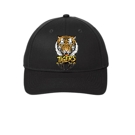 Ferocious Tiger with Claws Port Authority® Easy Care Baseball Cap