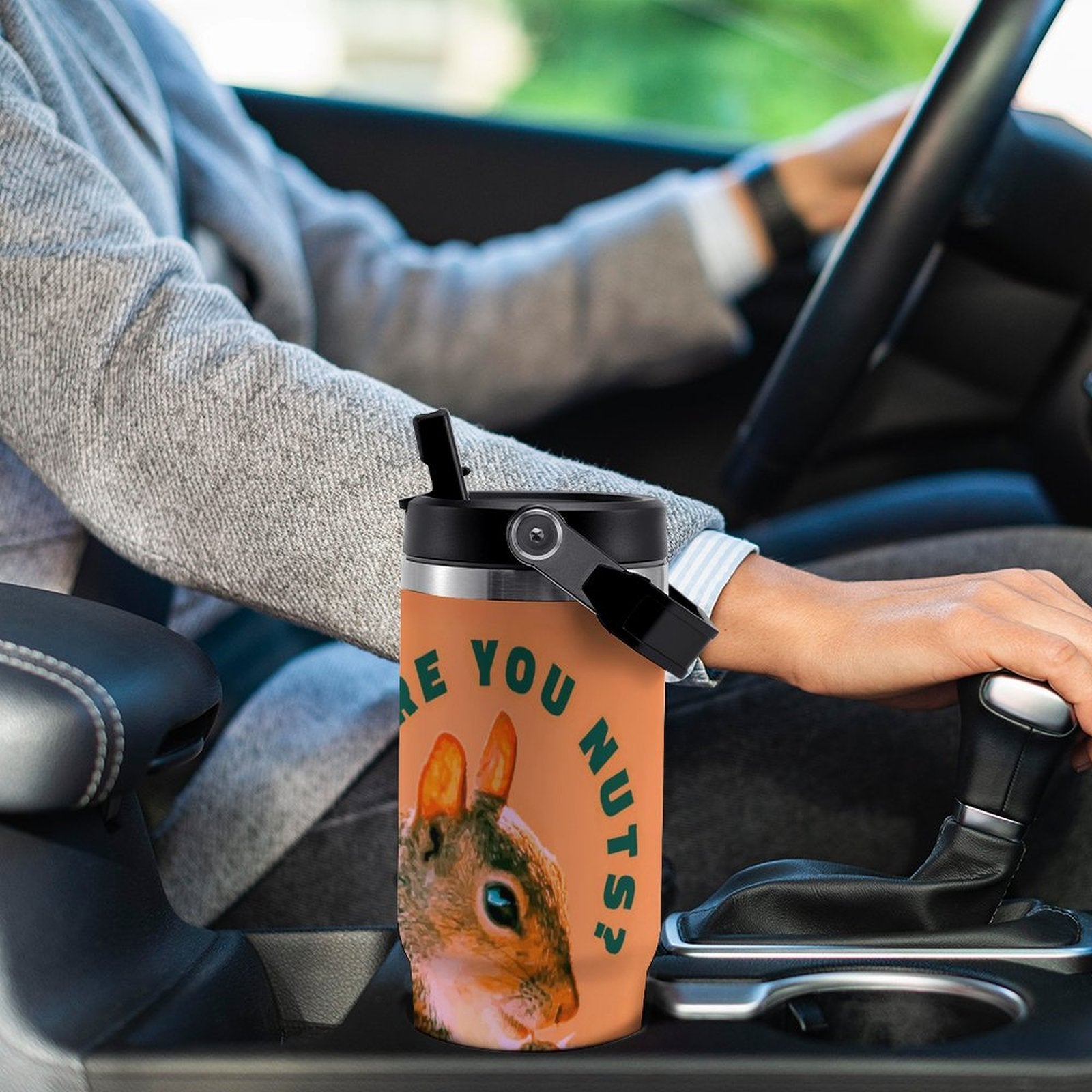 Are You Nuts? Squirrel 30 oz Water Bottle