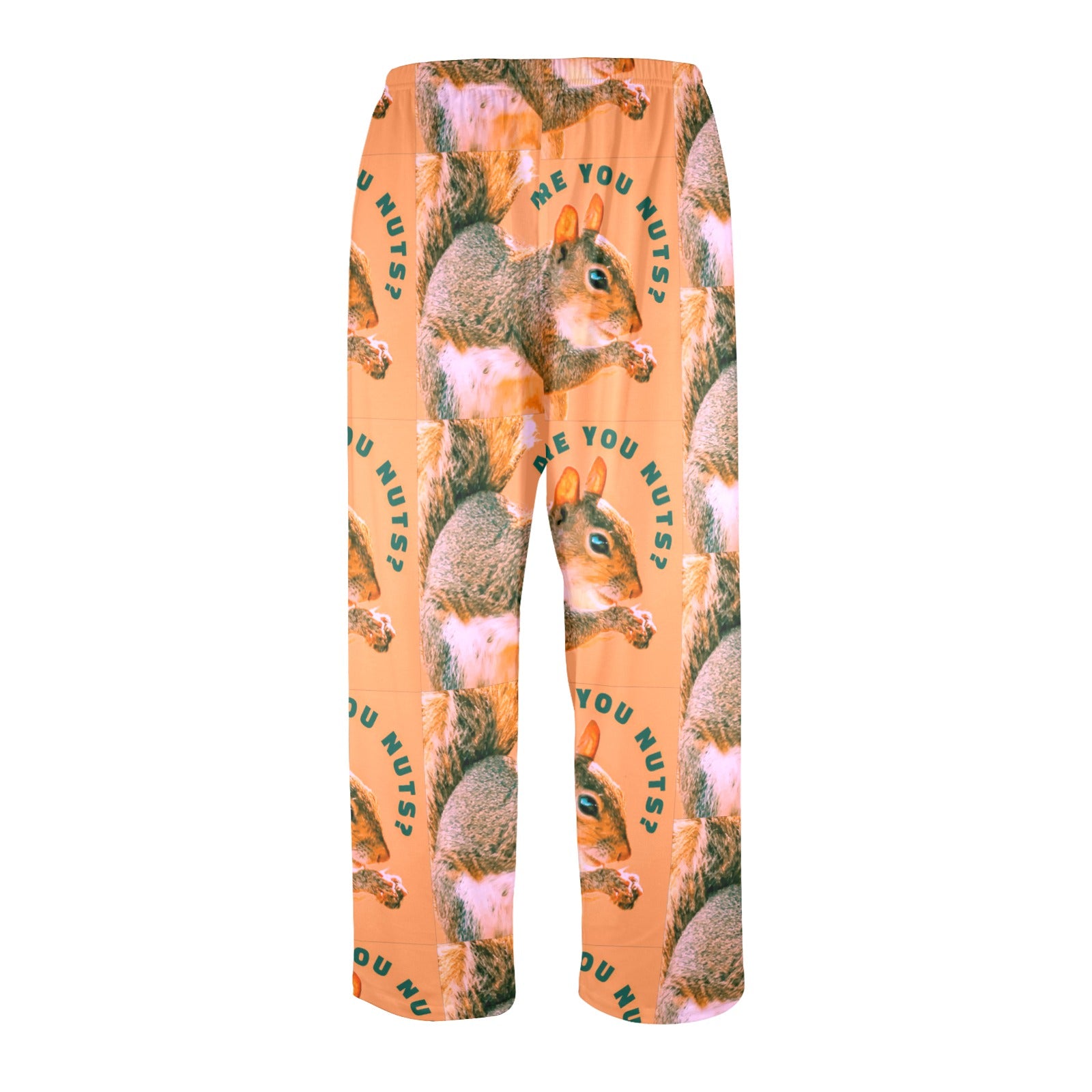 Men's Are you nuts? Funny Squirrel Men's Pajama Pants (Made in USA)