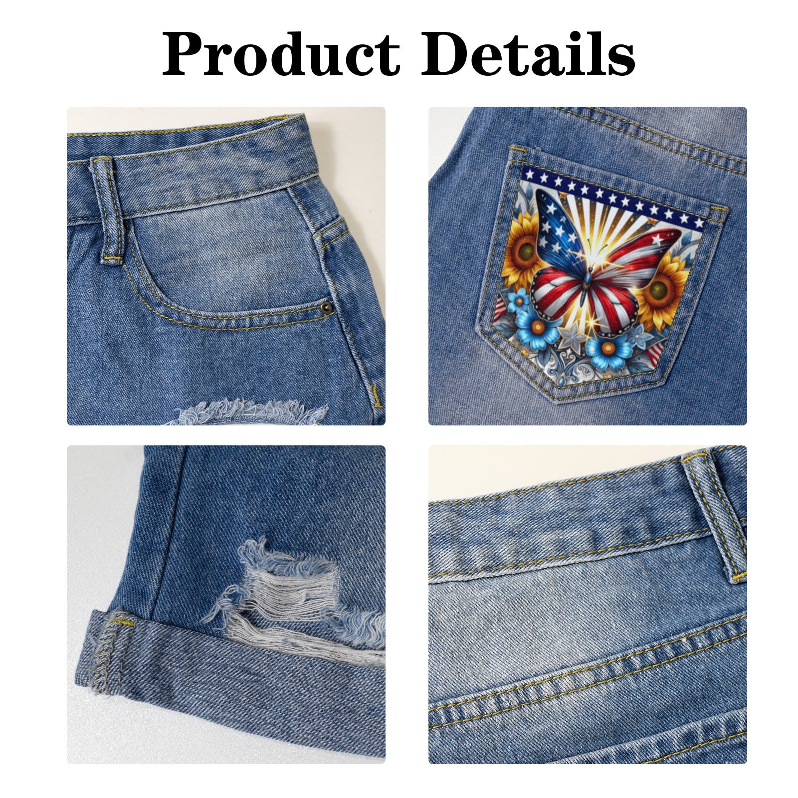 Patrotic Butterfly Display