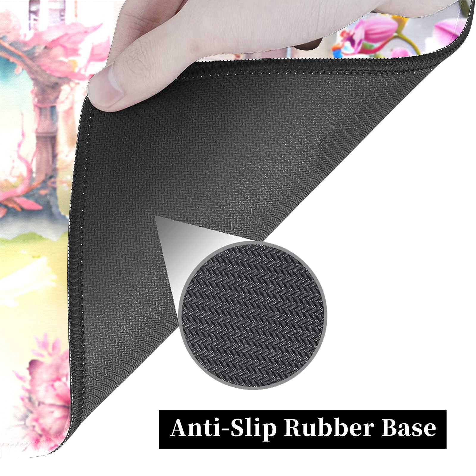 Fantasy Life Custom Rectangle Mousepad with Stitched Edges | 23.6