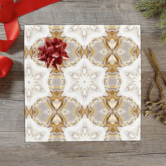 Gold Trim Custom  Gift Wrapping Paper 58"x 23" (Made in USA)