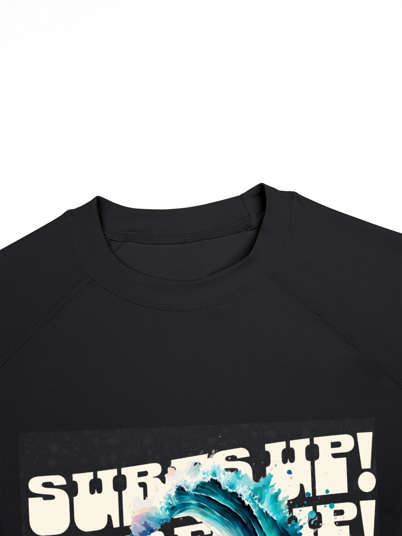 Surf's Up Men's Long-Sleeve Surfing Top (Front Printing)