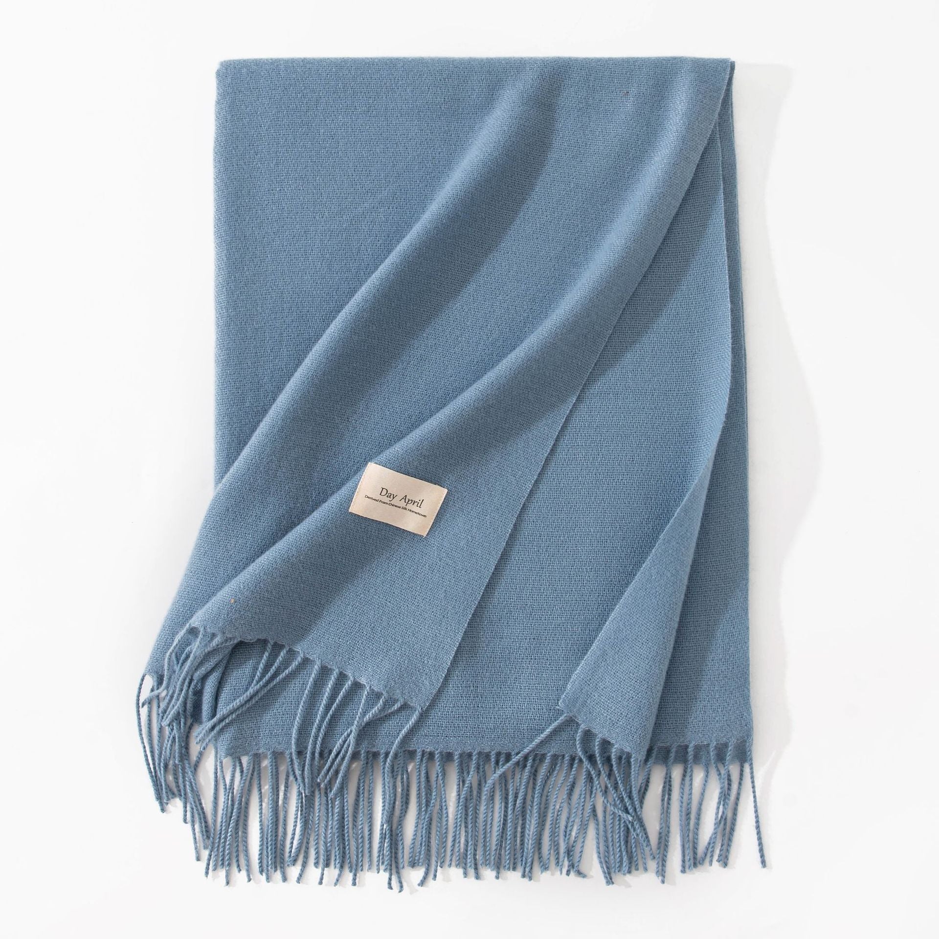 Women's Pure Color Faux Cashmere Winter Scarf