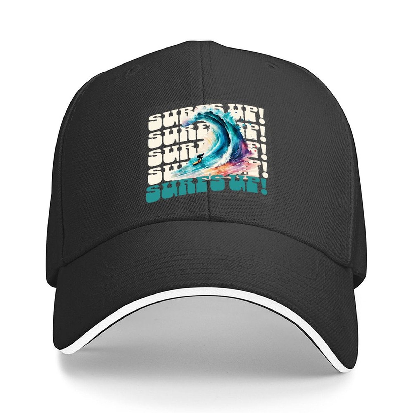 Surf's Up Sandwich Visor Baseball Cap for Men & Women