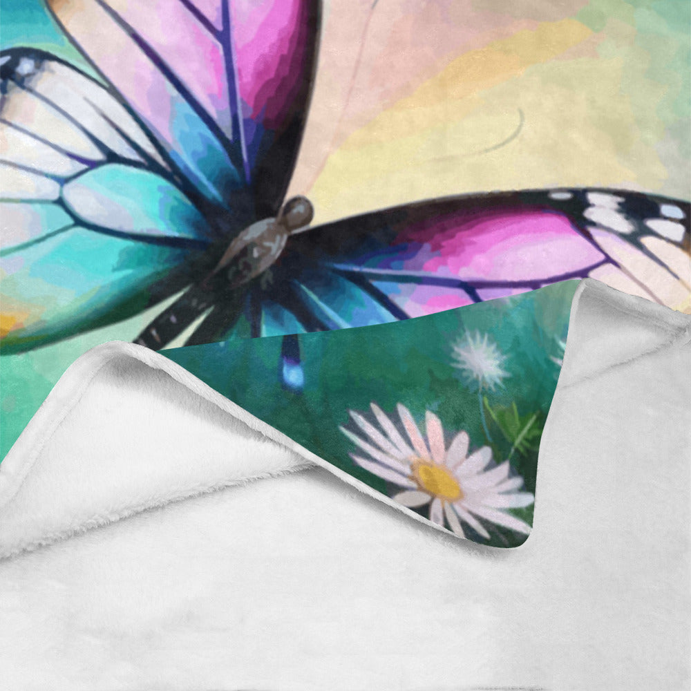 Beautiful Butterfly Blanket Ultra-Soft Micro Fleece Blanket 40