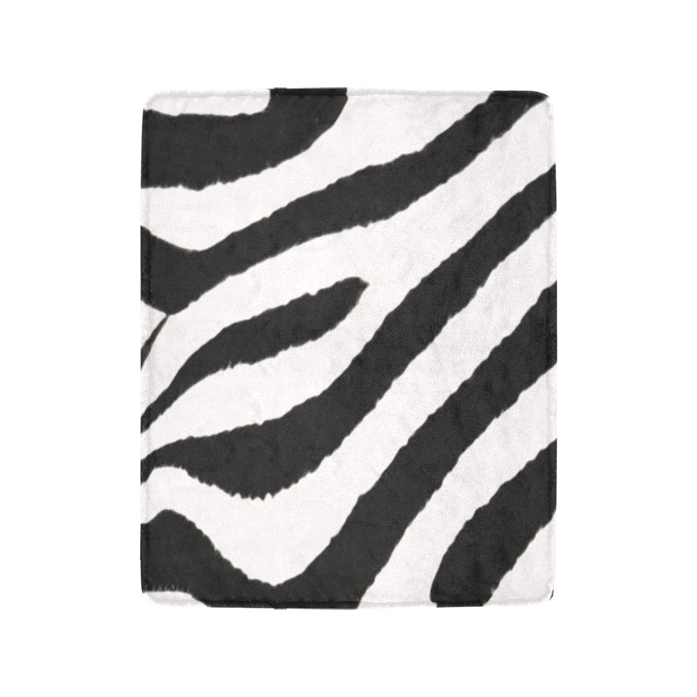 Zebra Stripes Cozy Ultra-Soft Micro Fleece Blanket 40