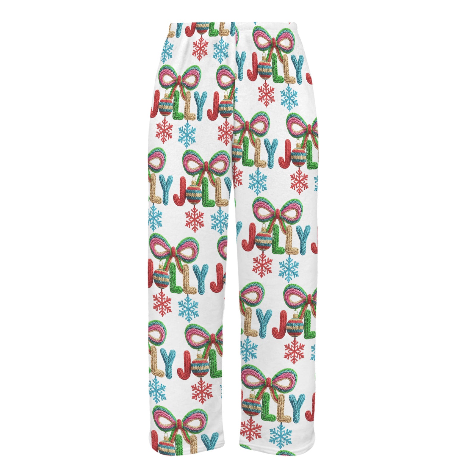 Colorful Yarn Jolly Women's Flannel Pajama Trousers (Made in USA)