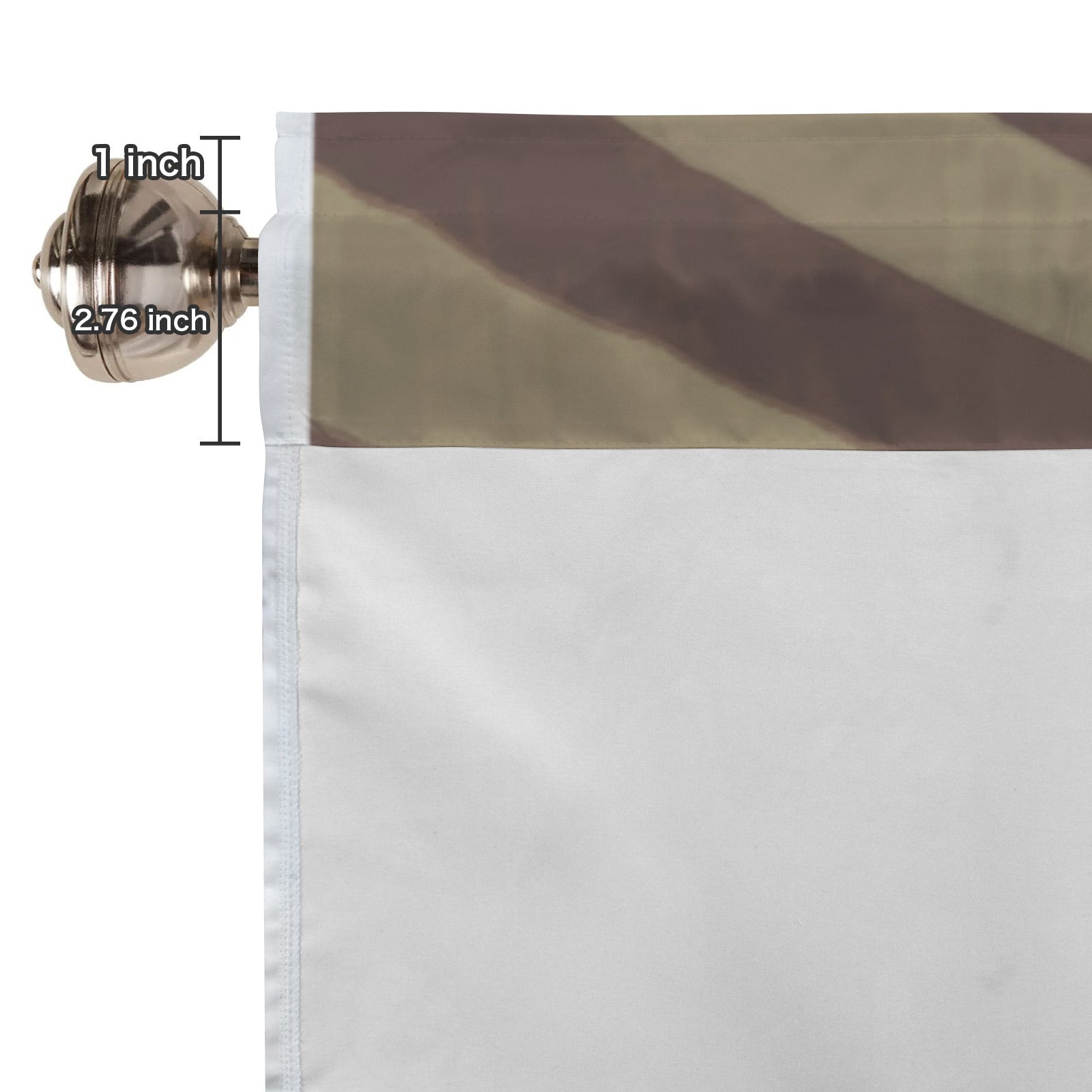 3d USA Flag Window Curtain Valance - 60