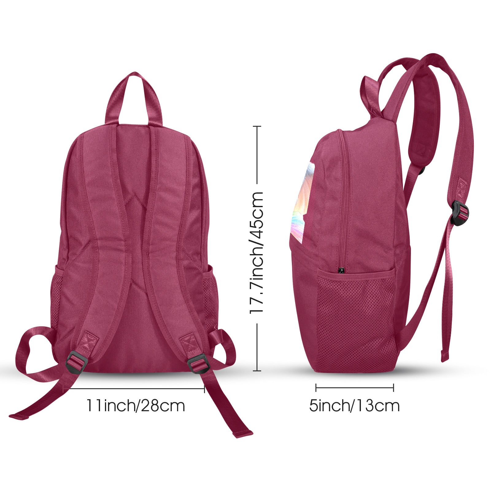Baby Elephant Casual Backpack (Upper Part Printing) (Model 1753)