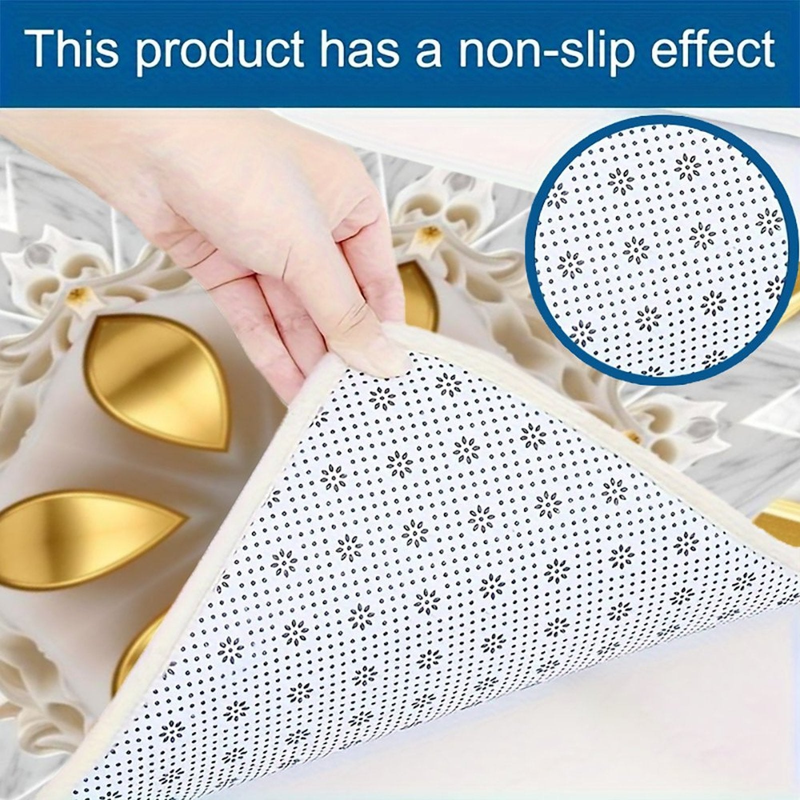 Golden Design Kitchen 3-Piece Floor Mat Set (One-sided Printing)