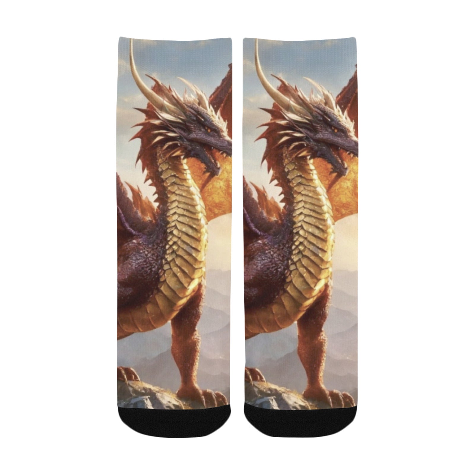 Game of Dragons Custom Socks for Kids