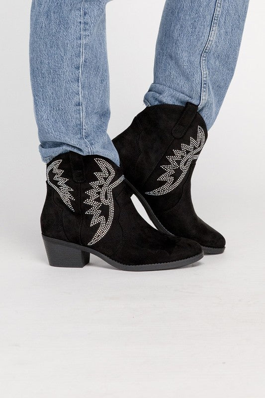 Women's RONAN Rhinestone Western Booties