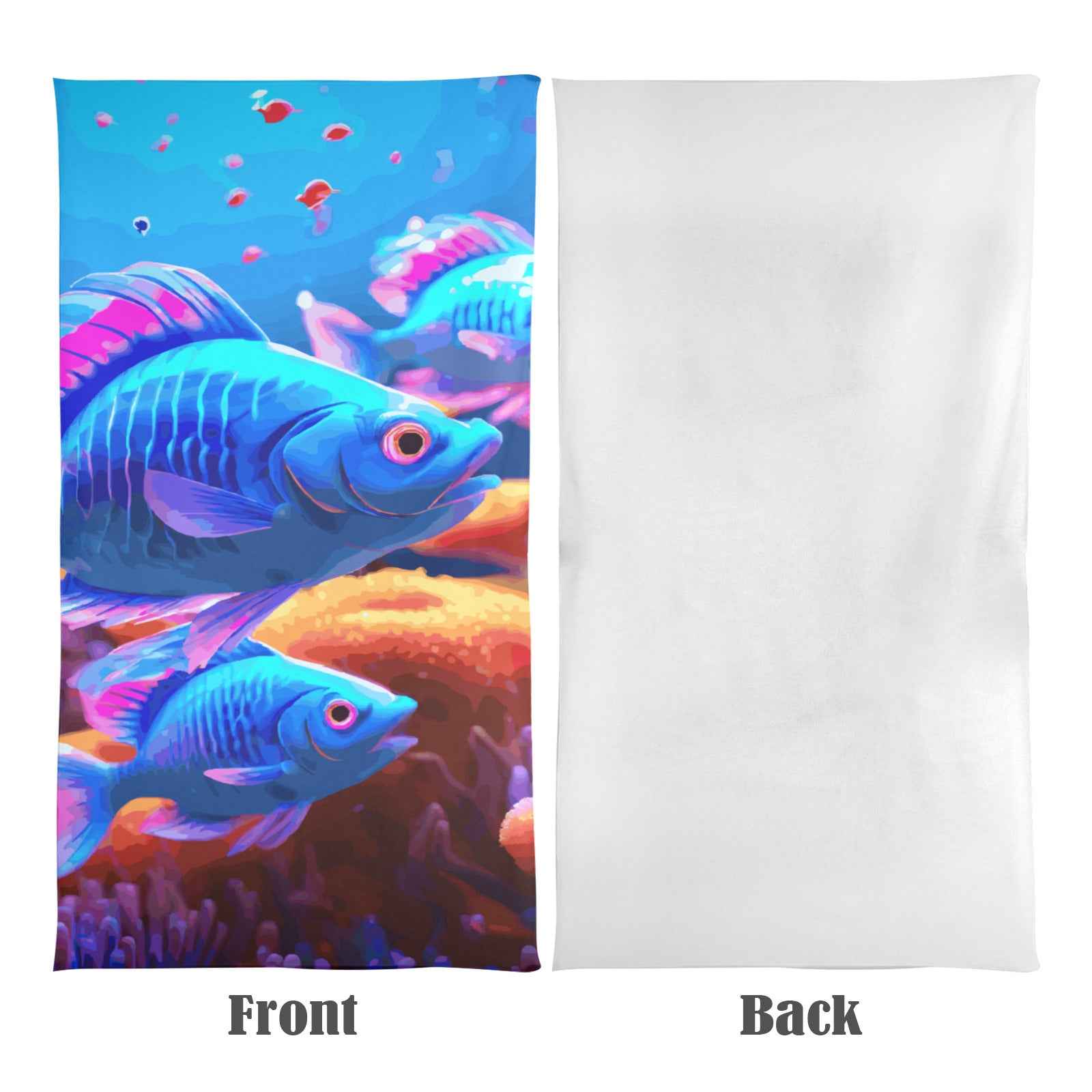 Blue Fish Beach Towel 31