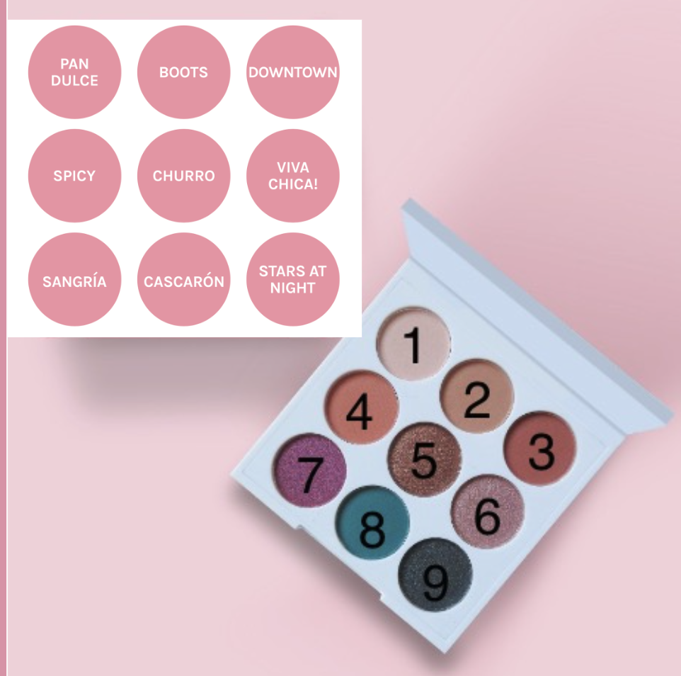 FIESTA Mini 9 Colors Eyeshadow Palette