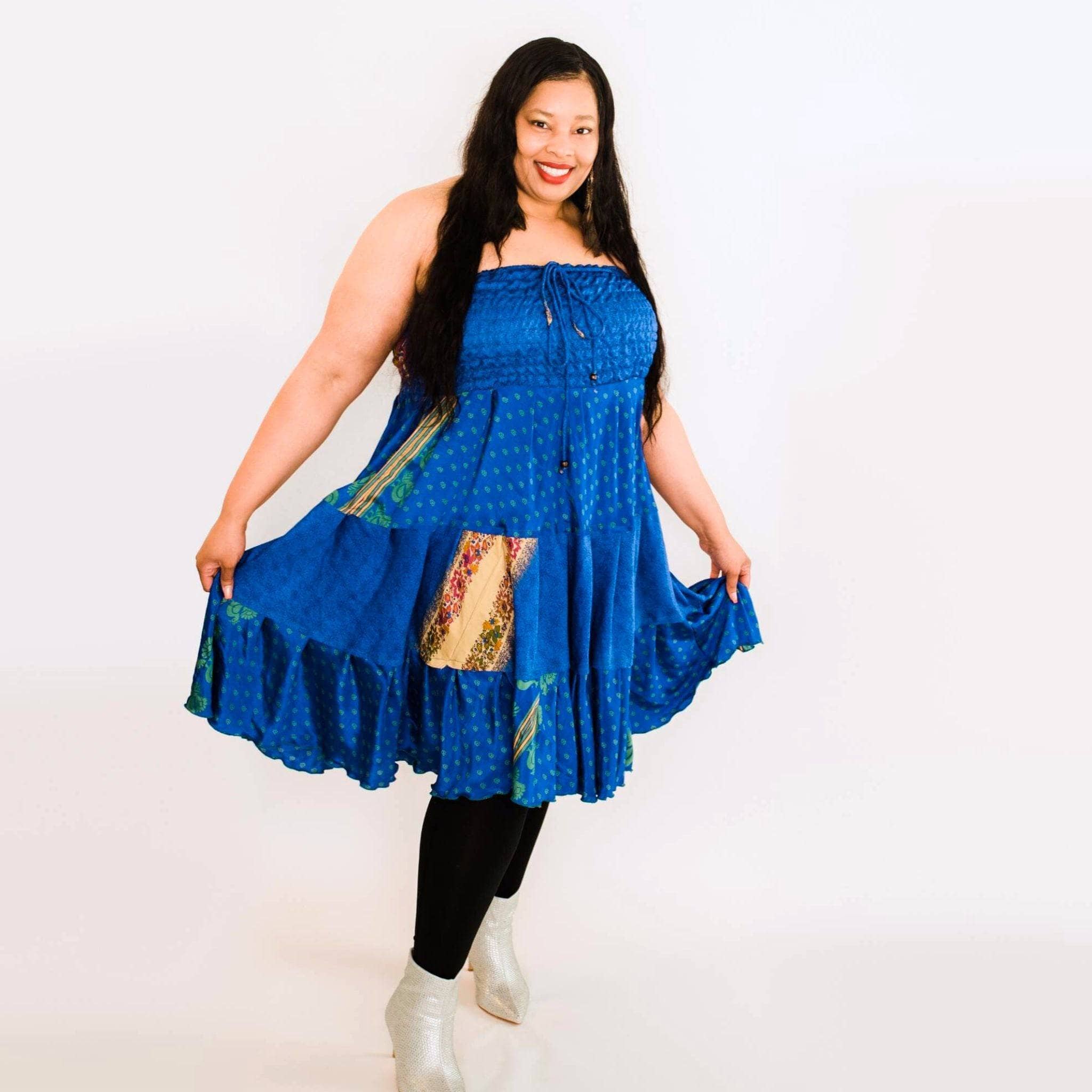 Sedona Colorful Patchwork Dress