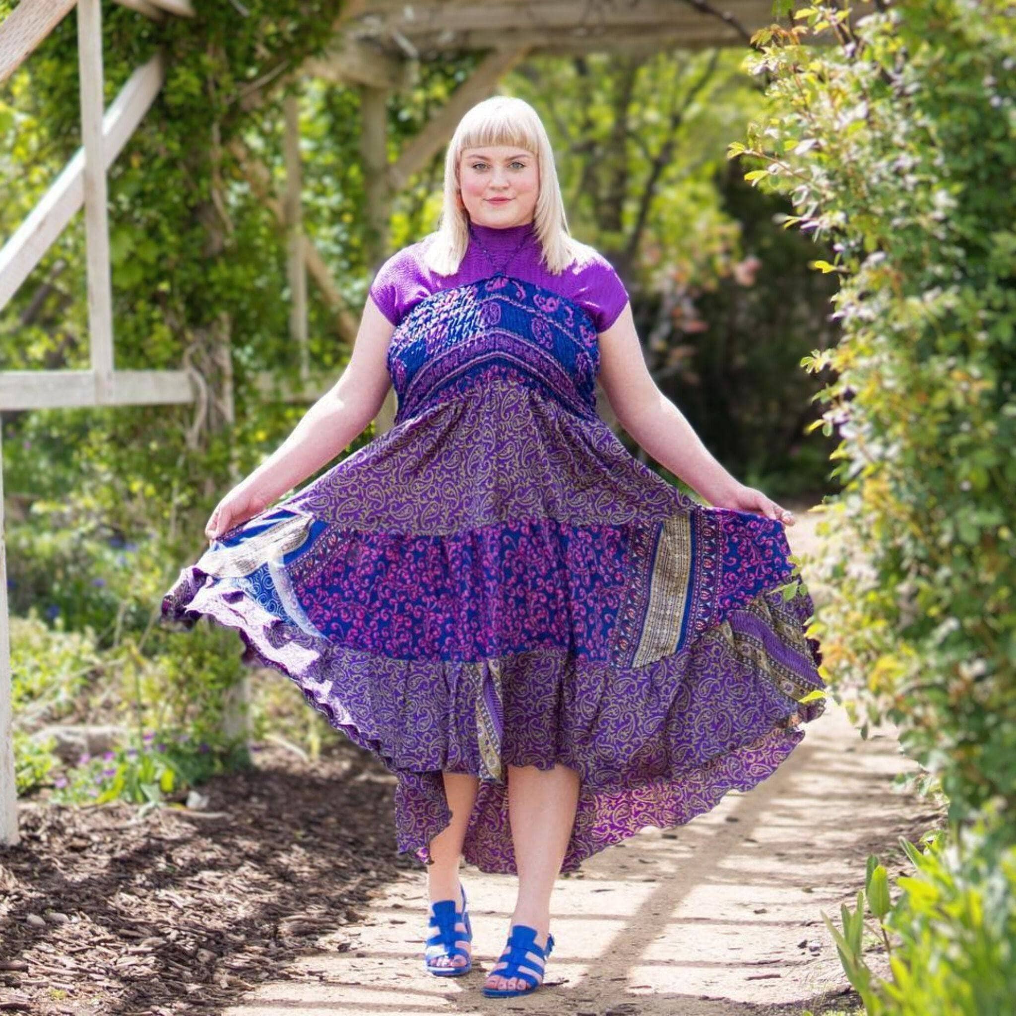 Sedona Colorful Patchwork Dress