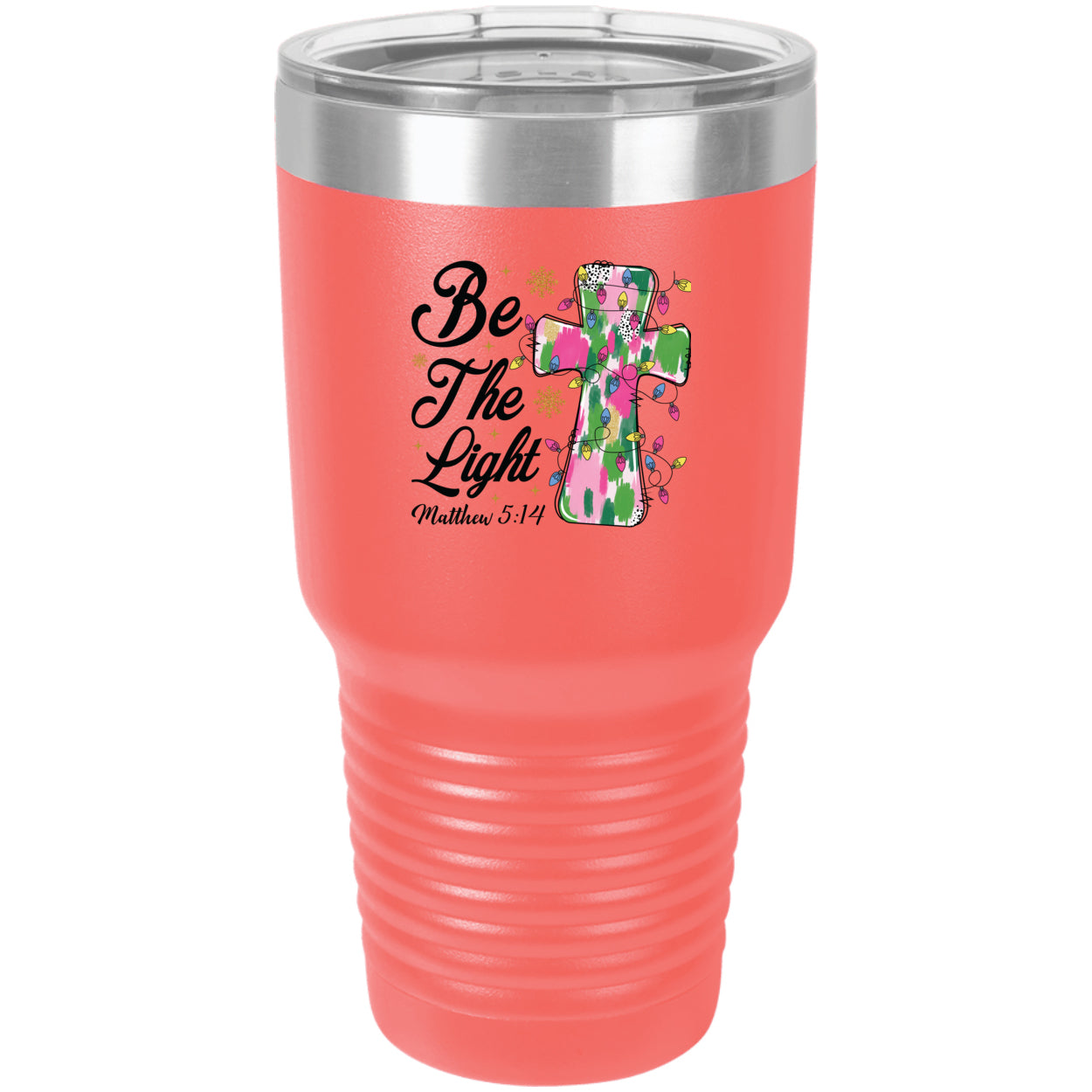 Be the Light Polar Camel 30 oz. Vacuum Insulated Ringneck Tumbler with Clear Lid