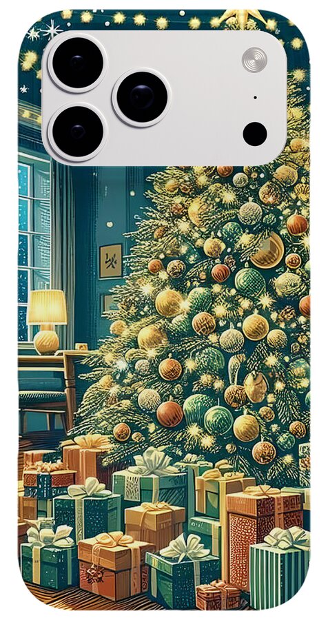 Cozy Christmas Living Room - Phone Case