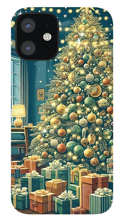 Cozy Christmas Living Room - Phone Case