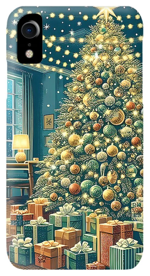 Cozy Christmas Living Room - Phone Case