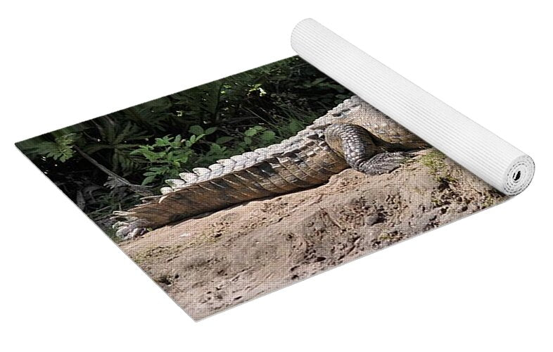 Crocodile by the Riverside - Yoga Mat