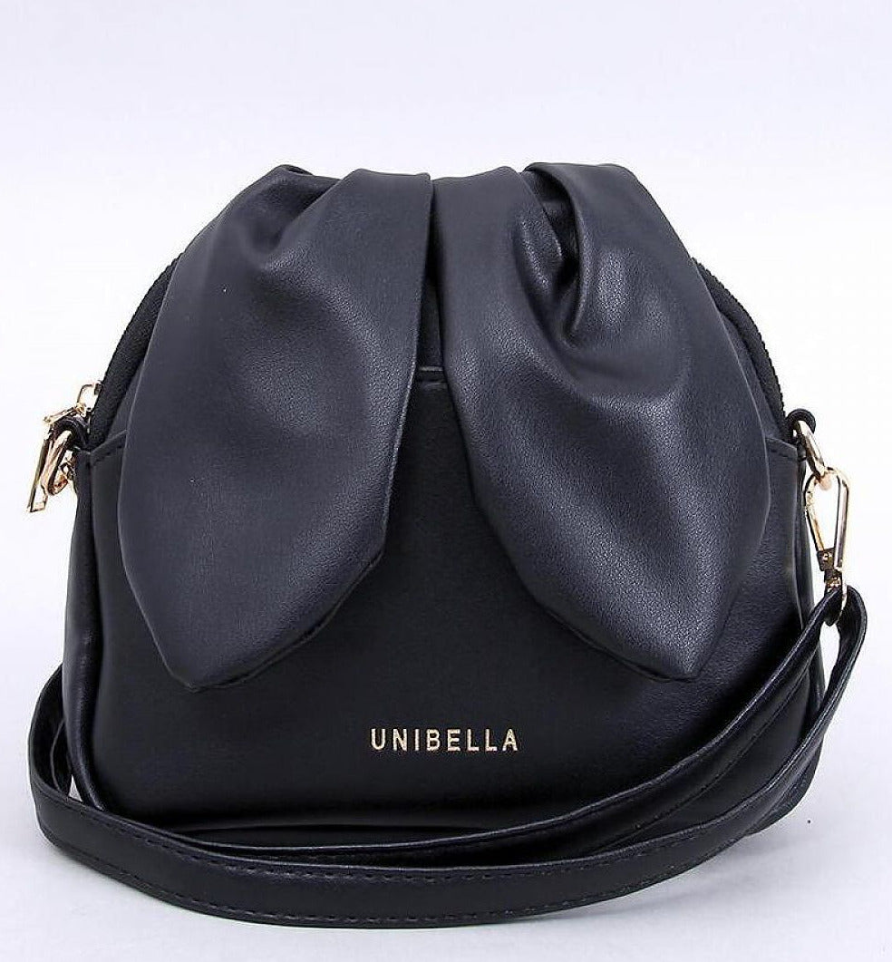 Women's Black Messenger Bag by Inello