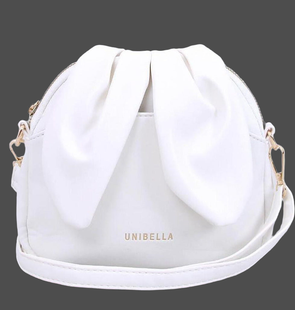 Women's White Messenger Bag by Inello