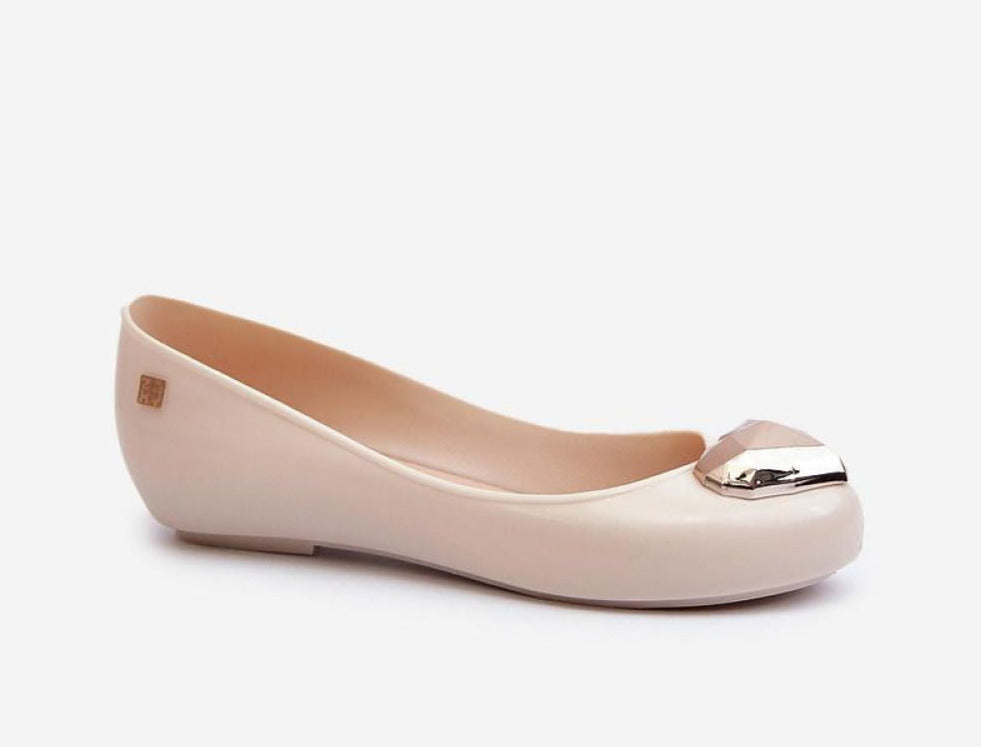 Women's Step in Style Heart Ballet Flats with Bubblegum Scent